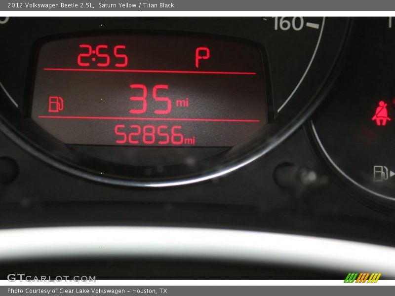 Saturn Yellow / Titan Black 2012 Volkswagen Beetle 2.5L