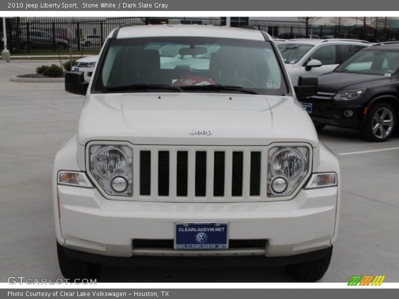 Stone White / Dark Slate Gray 2010 Jeep Liberty Sport