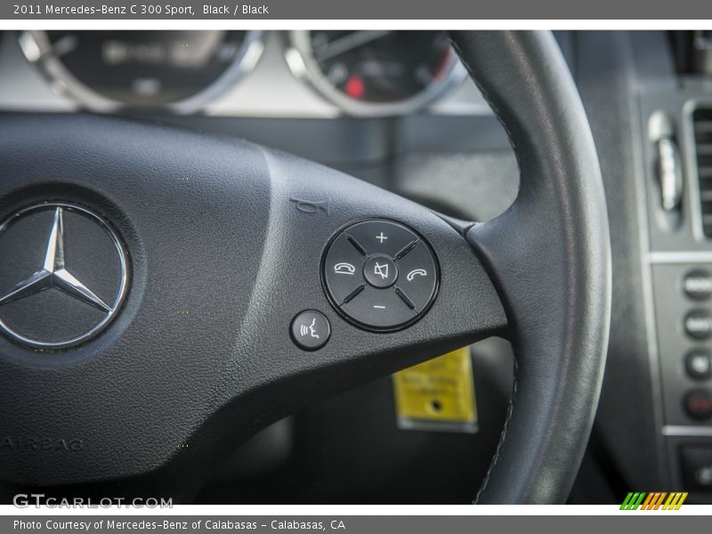 Black / Black 2011 Mercedes-Benz C 300 Sport