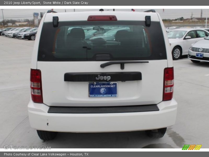 Stone White / Dark Slate Gray 2010 Jeep Liberty Sport