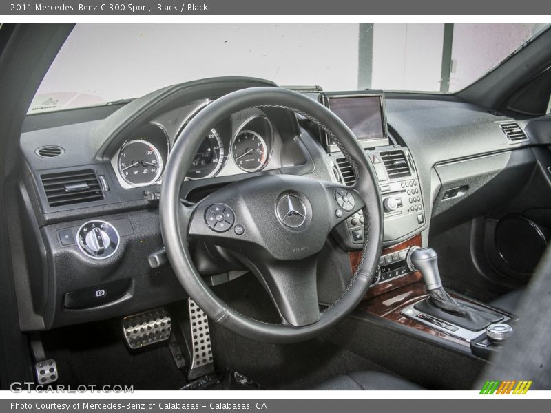 Black / Black 2011 Mercedes-Benz C 300 Sport