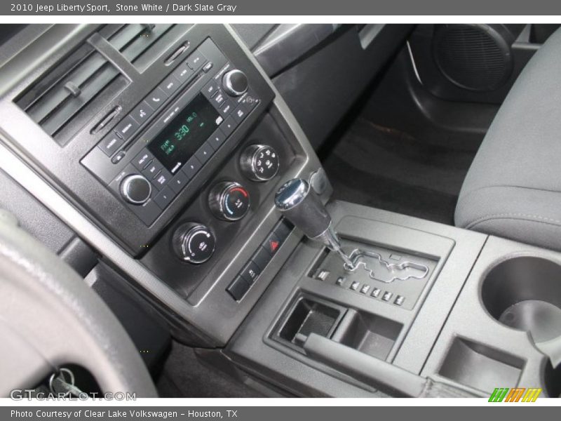 Stone White / Dark Slate Gray 2010 Jeep Liberty Sport