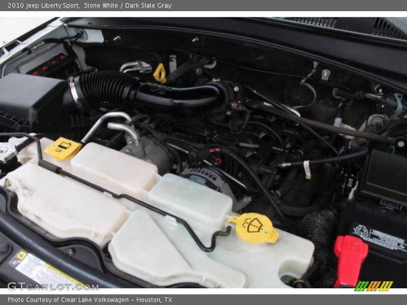 Stone White / Dark Slate Gray 2010 Jeep Liberty Sport