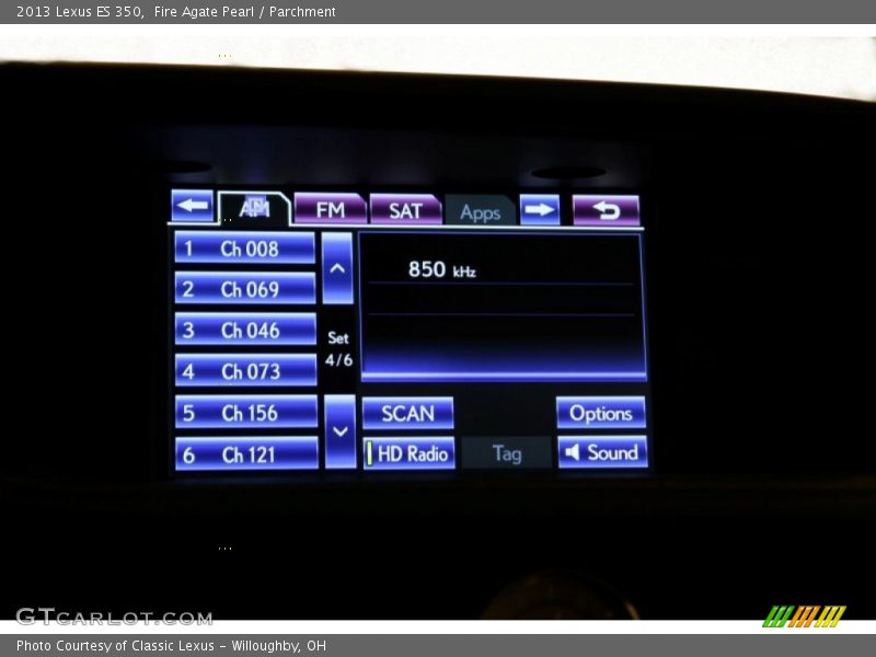 Fire Agate Pearl / Parchment 2013 Lexus ES 350