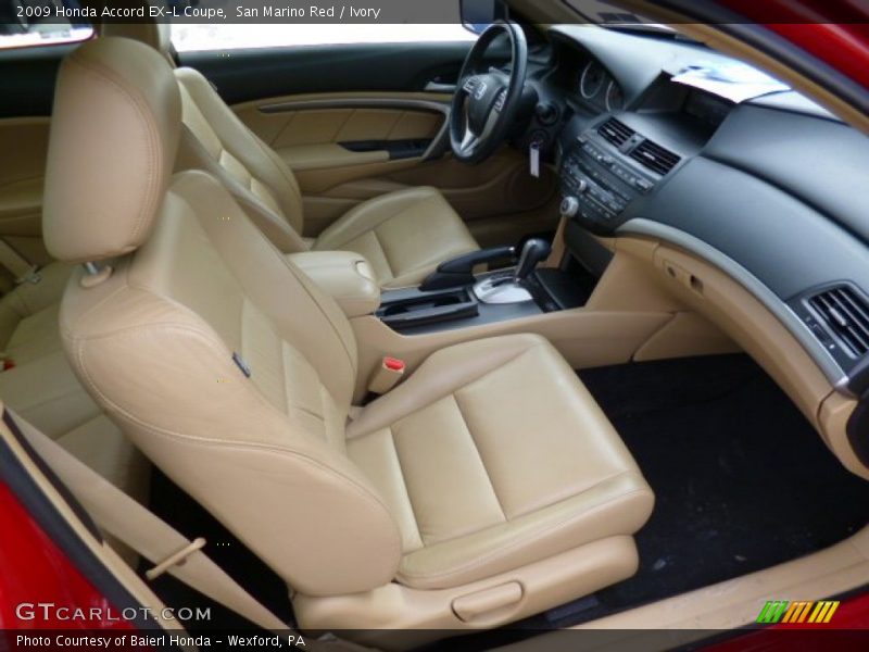 San Marino Red / Ivory 2009 Honda Accord EX-L Coupe