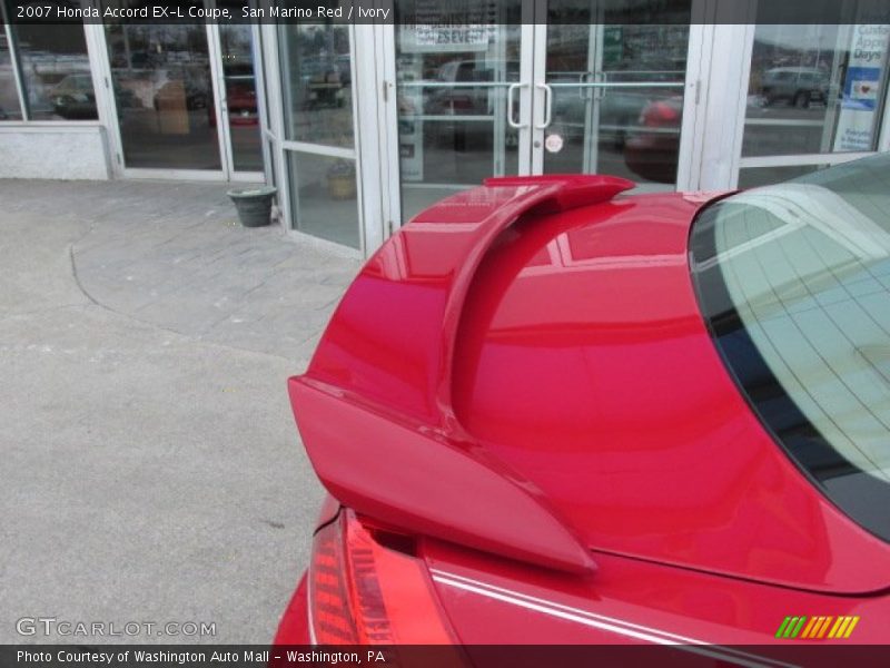 San Marino Red / Ivory 2007 Honda Accord EX-L Coupe