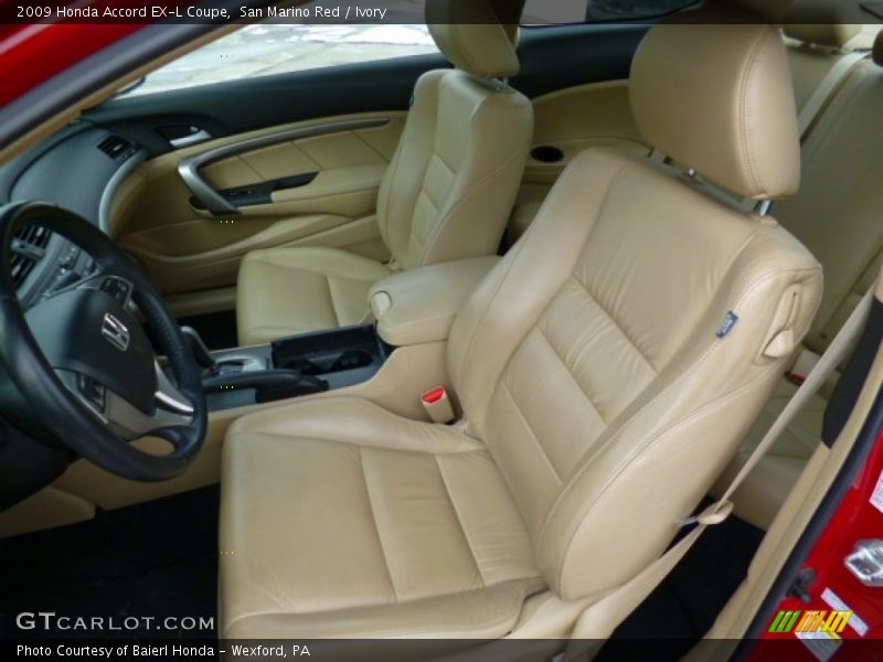 San Marino Red / Ivory 2009 Honda Accord EX-L Coupe