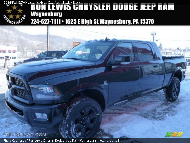 Black / Black 2014 Ram 2500 Laramie Mega Cab 4x4