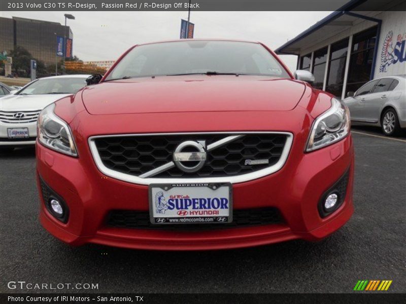 Passion Red / R-Design Off Black 2013 Volvo C30 T5 R-Design