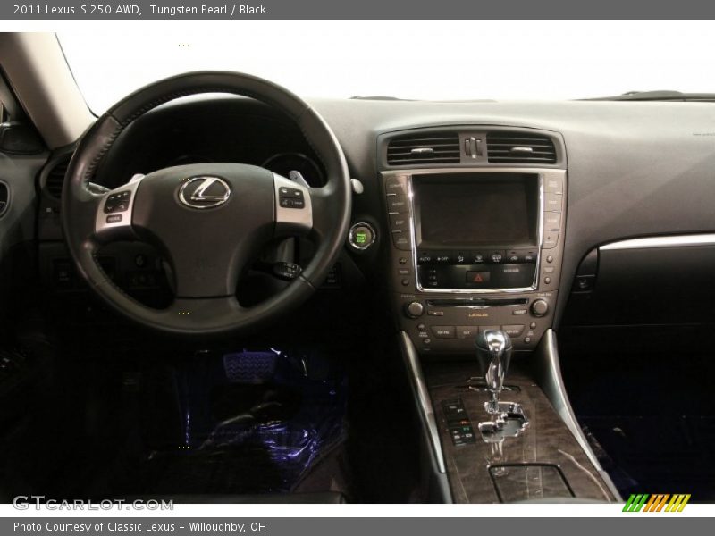 Tungsten Pearl / Black 2011 Lexus IS 250 AWD