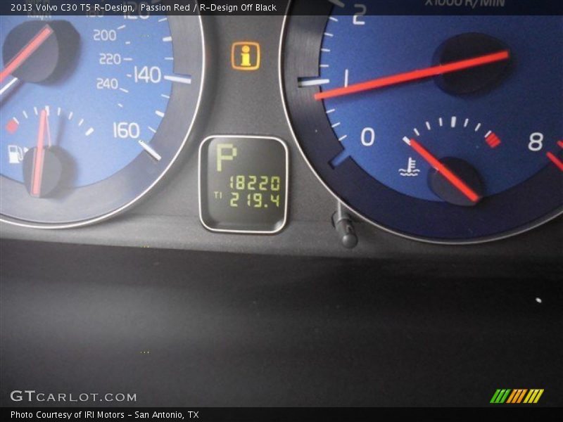 Passion Red / R-Design Off Black 2013 Volvo C30 T5 R-Design