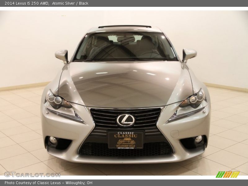 Atomic Silver / Black 2014 Lexus IS 250 AWD