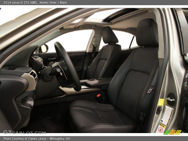 Atomic Silver / Black 2014 Lexus IS 250 AWD