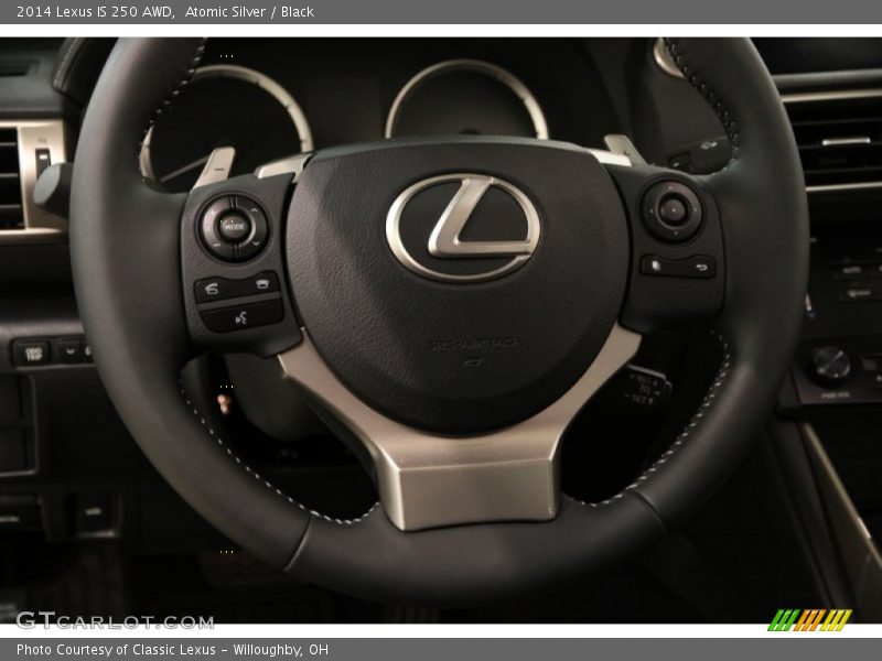 Atomic Silver / Black 2014 Lexus IS 250 AWD