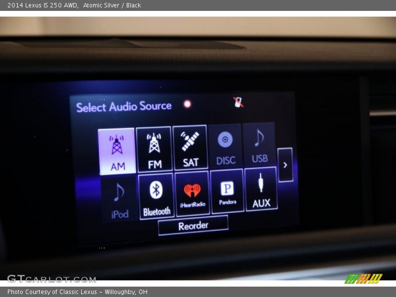 Atomic Silver / Black 2014 Lexus IS 250 AWD