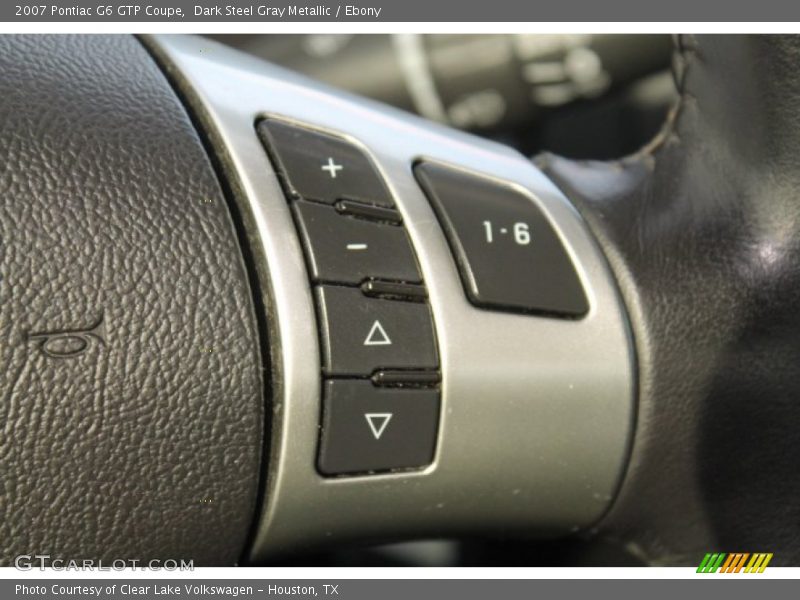 Controls of 2007 G6 GTP Coupe