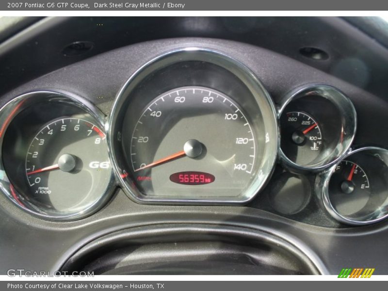  2007 G6 GTP Coupe GTP Coupe Gauges