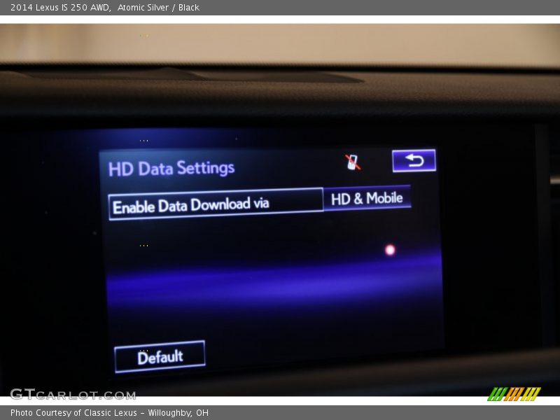 Atomic Silver / Black 2014 Lexus IS 250 AWD