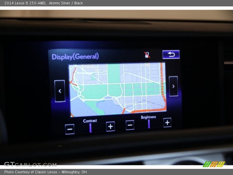 Atomic Silver / Black 2014 Lexus IS 250 AWD