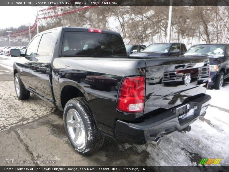 Black / Black/Diesel Gray 2014 Ram 1500 Express Crew Cab 4x4