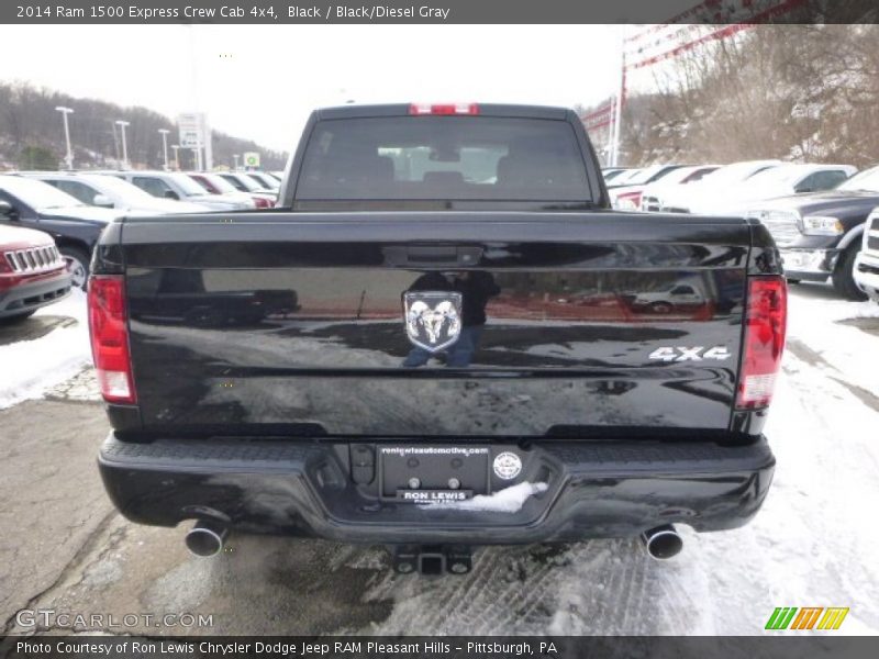 Black / Black/Diesel Gray 2014 Ram 1500 Express Crew Cab 4x4