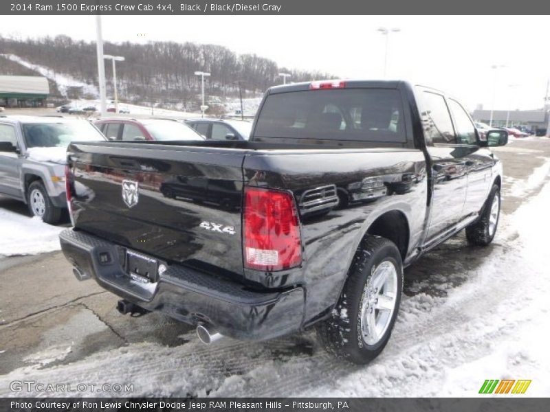Black / Black/Diesel Gray 2014 Ram 1500 Express Crew Cab 4x4