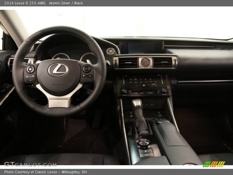 Atomic Silver / Black 2014 Lexus IS 250 AWD