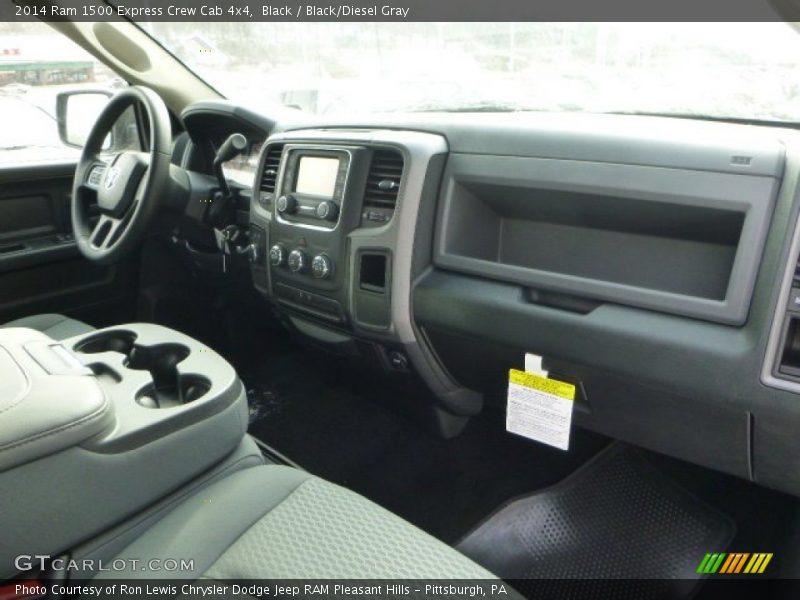 Black / Black/Diesel Gray 2014 Ram 1500 Express Crew Cab 4x4