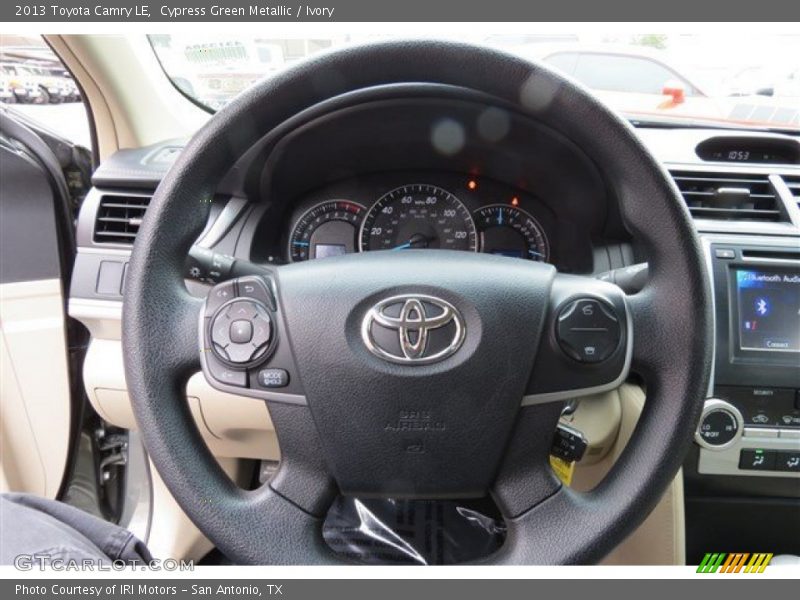 Cypress Green Metallic / Ivory 2013 Toyota Camry LE