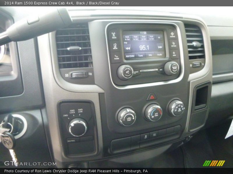 Black / Black/Diesel Gray 2014 Ram 1500 Express Crew Cab 4x4