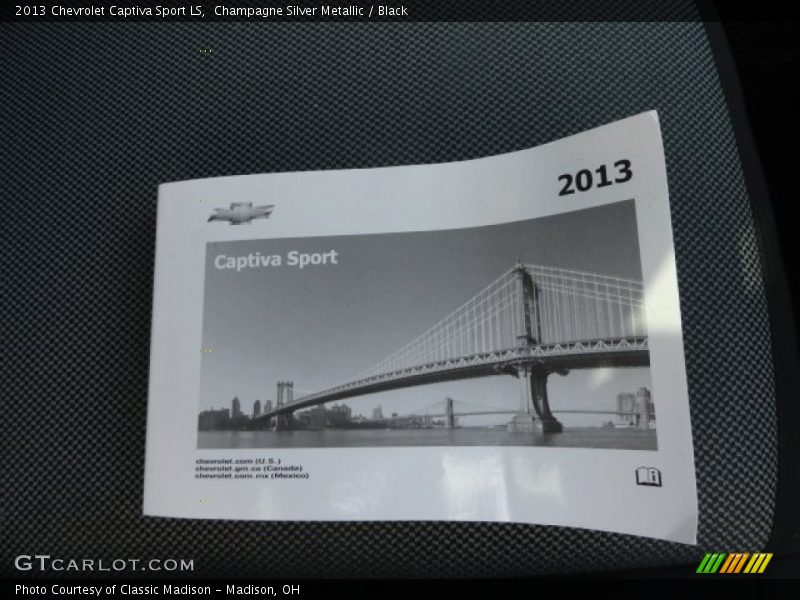 Champagne Silver Metallic / Black 2013 Chevrolet Captiva Sport LS