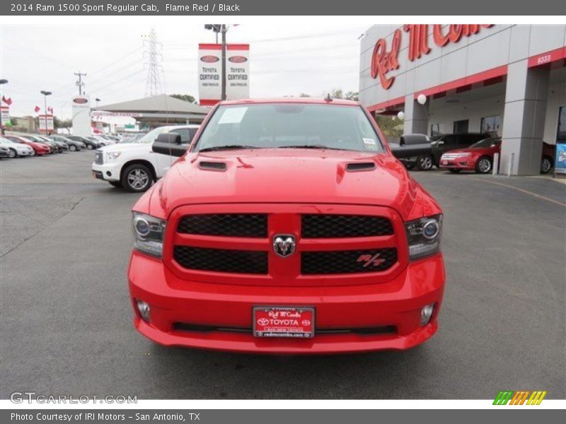 Flame Red / Black 2014 Ram 1500 Sport Regular Cab