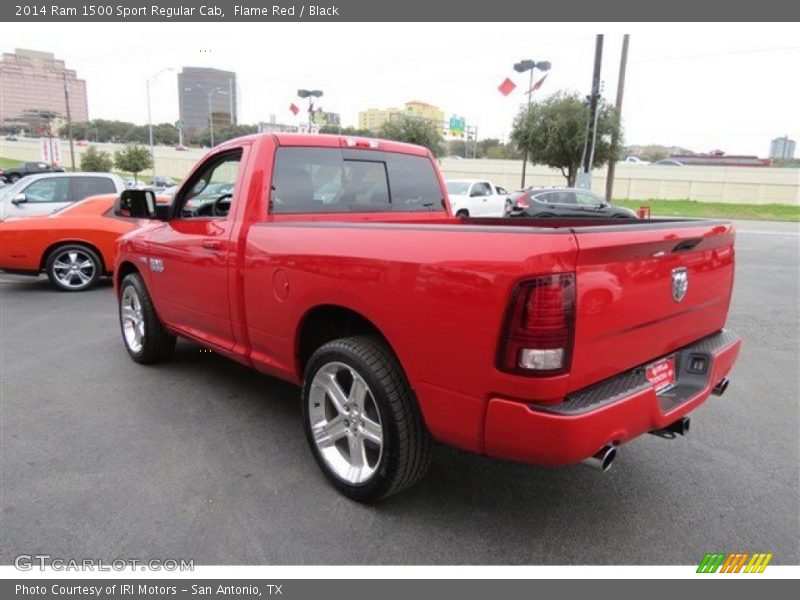 Flame Red / Black 2014 Ram 1500 Sport Regular Cab