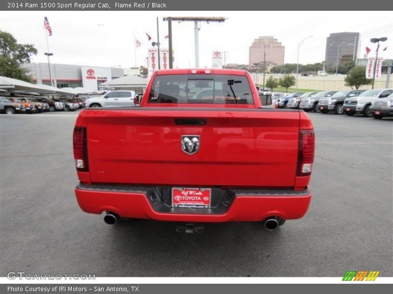 Flame Red / Black 2014 Ram 1500 Sport Regular Cab