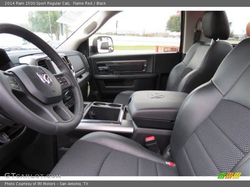 Flame Red / Black 2014 Ram 1500 Sport Regular Cab