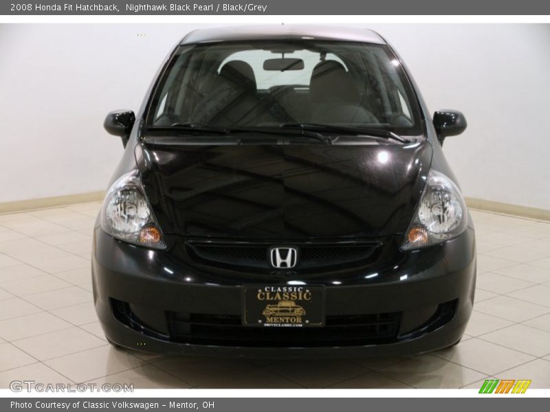 Nighthawk Black Pearl / Black/Grey 2008 Honda Fit Hatchback