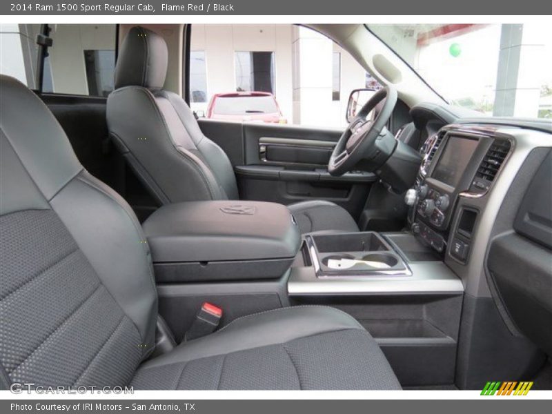 Flame Red / Black 2014 Ram 1500 Sport Regular Cab