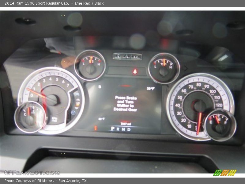 Flame Red / Black 2014 Ram 1500 Sport Regular Cab