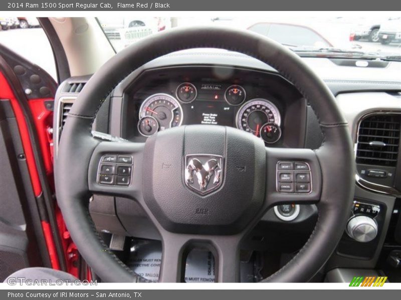 Flame Red / Black 2014 Ram 1500 Sport Regular Cab