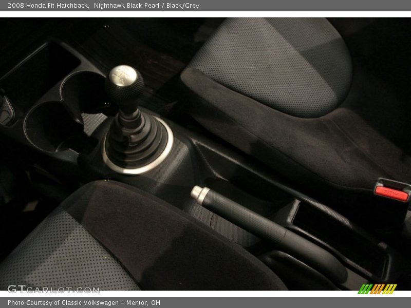 Nighthawk Black Pearl / Black/Grey 2008 Honda Fit Hatchback