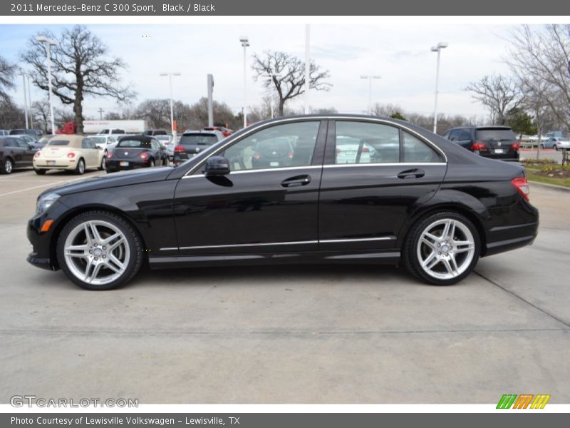 Black / Black 2011 Mercedes-Benz C 300 Sport