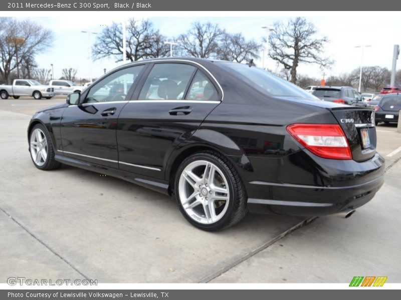 Black / Black 2011 Mercedes-Benz C 300 Sport