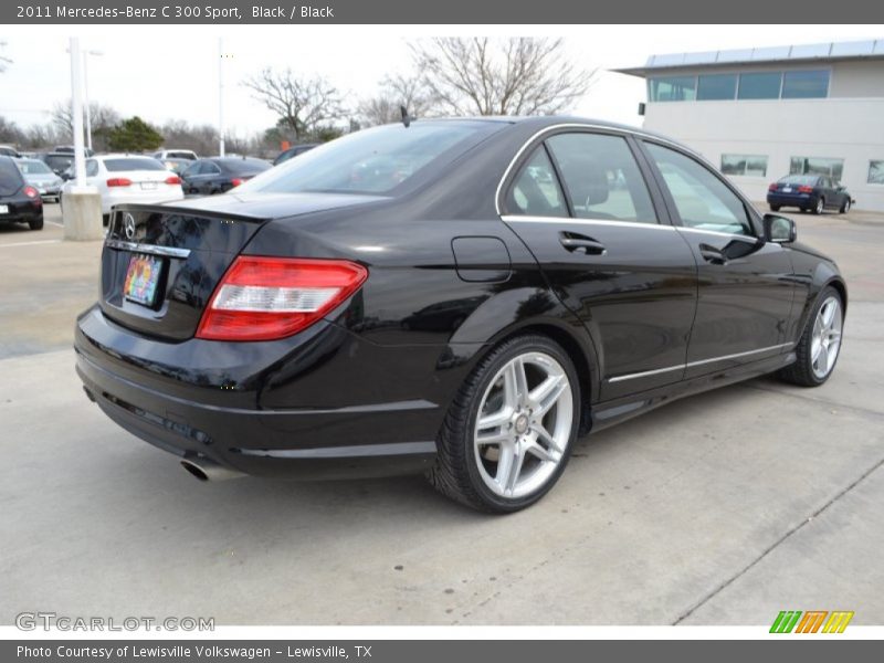 Black / Black 2011 Mercedes-Benz C 300 Sport