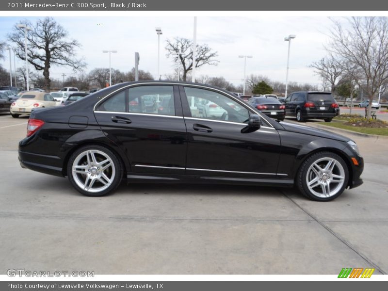 Black / Black 2011 Mercedes-Benz C 300 Sport