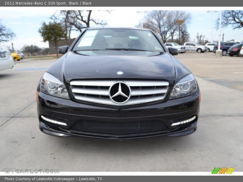 Black / Black 2011 Mercedes-Benz C 300 Sport