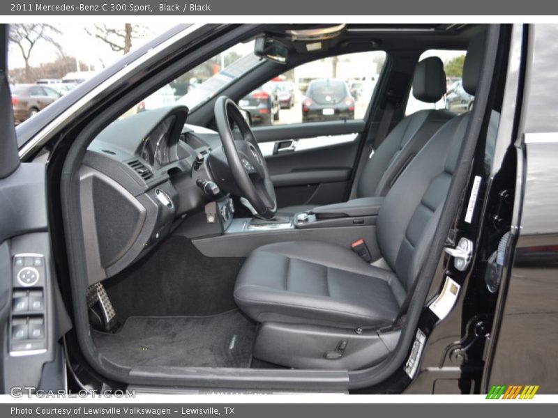 Black / Black 2011 Mercedes-Benz C 300 Sport