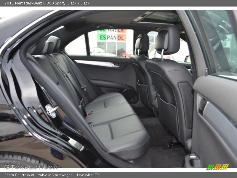 Black / Black 2011 Mercedes-Benz C 300 Sport