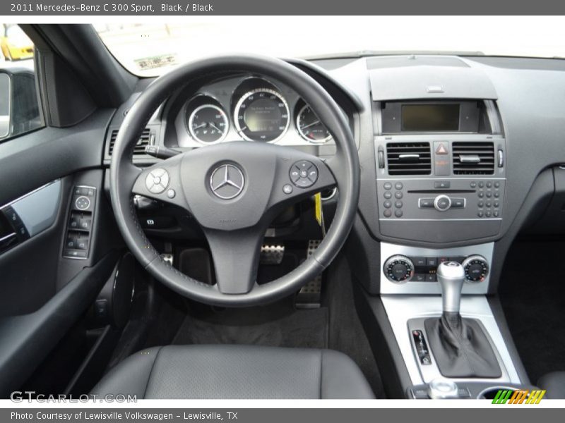 Black / Black 2011 Mercedes-Benz C 300 Sport