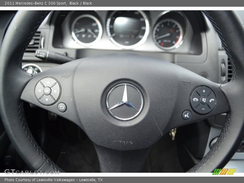 Black / Black 2011 Mercedes-Benz C 300 Sport