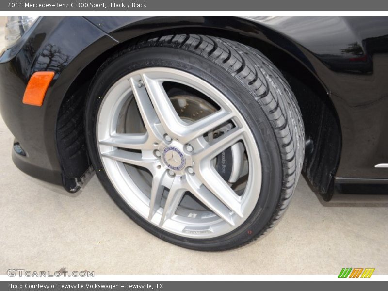 Black / Black 2011 Mercedes-Benz C 300 Sport